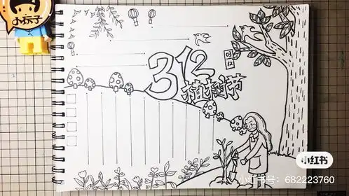 三月手抄报手账合集春天来了妇女节快乐雷锋精神植树节保护动物保护视力by小玩子
