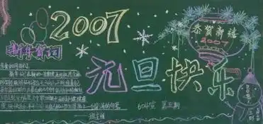 38张中小学元旦黑板报与手抄报,浓浓的传统中国节日韵味,大全了