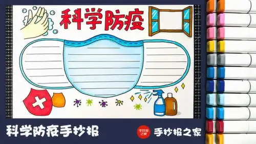 科学防疫手抄报,为你准备好啦