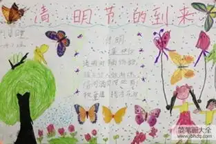 清明节儿童画