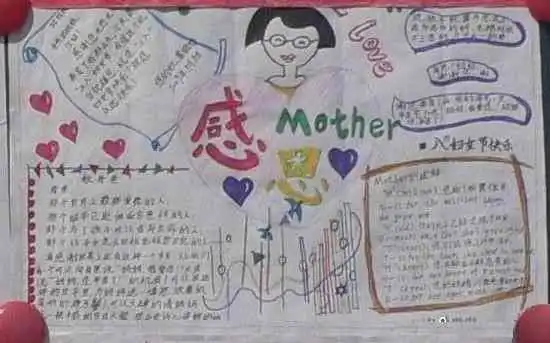 母亲节手抄报写在母亲节