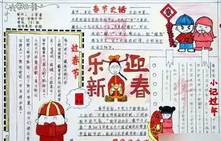 我们的节日春节手抄报