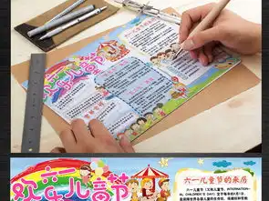 庆祝六一儿童节电子小抄报手抄报模板图片psd设计图下载儿童节手抄报大全编号16466439