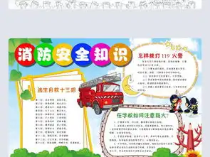 消防安全学生线描板报word小报设计模板图片素材worddoc下载12.20mb消防安全手抄报大全安全健康手抄报