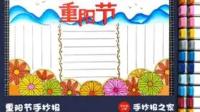 重阳节手抄报看这张简单不,简单配点文字就是一份完整的手抄报