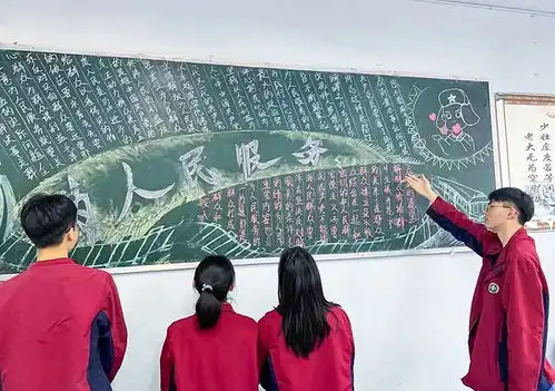南充一中开展学雷锋,树新风主题黑板报比赛