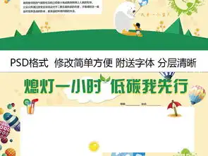 地球一小时保护地球环保小报设计模板图片素材psd下载28.60mb爱护地球手抄报大全环保手抄报