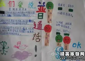 说好普通话手抄报资料内容