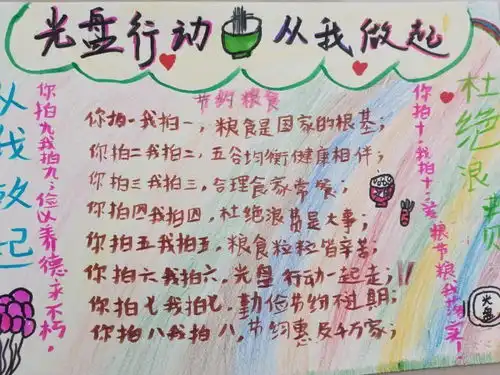 行动起来杜绝舌尖上的浪费经开一校教育联合体节约粮食杜绝浪费宣传教育活动持续进行中