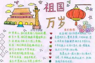 国庆节手抄报祖国万岁
