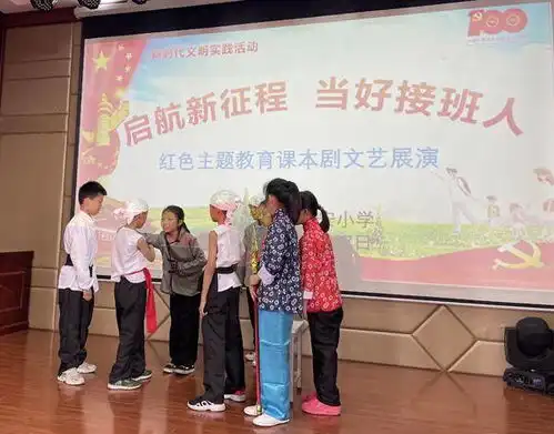 全椒县小学生自编自演红色课本剧学党史
