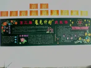 求黑板报标题的艺术字