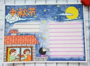 68张中秋节手抄报模板,好看易画,快给孩子保存吧可下载打印