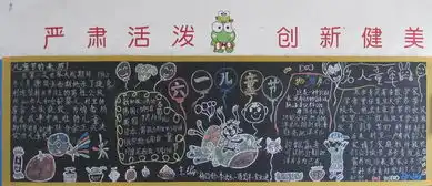 小学庆六一黑板报13