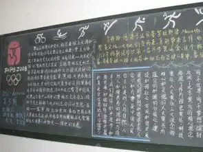 四月份迎奥运主题黑板报评比活动顺利结束