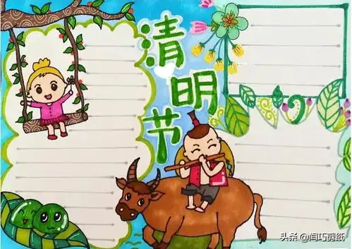 清明节手抄报,清明节的由来和习俗您了解多少赶快收藏转发吧