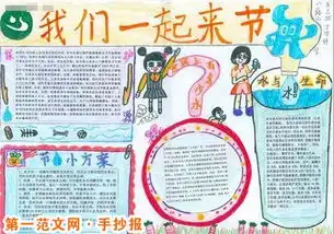 节约用水手抄报家庭节水