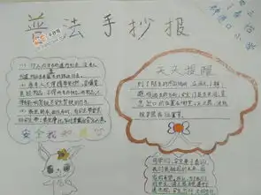 四年级普法手抄报图片3幅