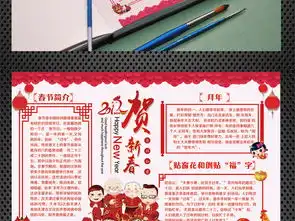 2017鸡年春节元旦小报新年手抄电子小报图片素材psd模板下载56.34mb元旦手抄报大全节日手抄报