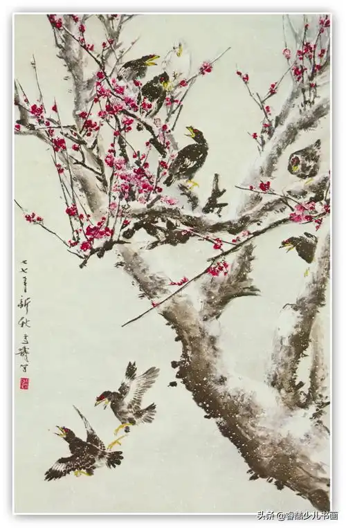 岁寒三友松竹梅,清纯高洁入画来