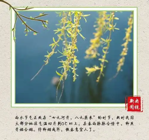 荐读丨雨水甘雨时降,万物以嘉