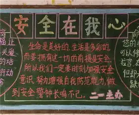 安全教育黑板报告别垃圾食品
