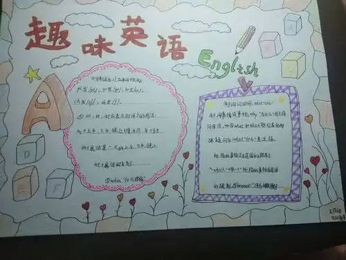 happyenglishhappylife惠济区南阳小学举行英语手抄报比赛
