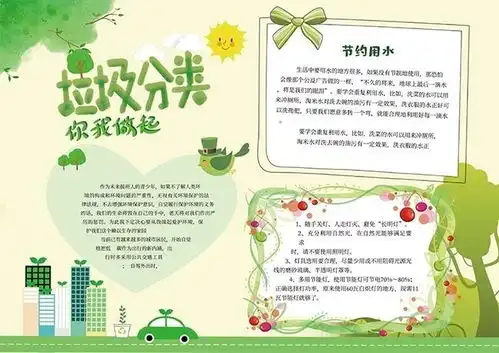 垃圾分类环保手抄报下载