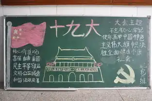 我校开展十九大宣传黑板报活动