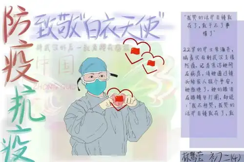 致敬疫线英雄,传播战疫能量厦门六中防疫抗疫手抄报评比活动二同心战疫81