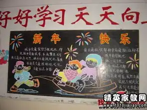 小学生元旦黑板报资料大全