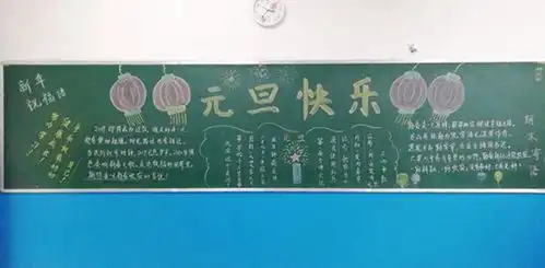 大通一小开展庆元旦迎新年黑板报评比活动