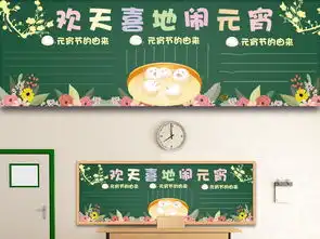 2019中小学生元宵节黑板报图片大全版面设计素材高清模板下载43.72mb农历节日黑板报大全