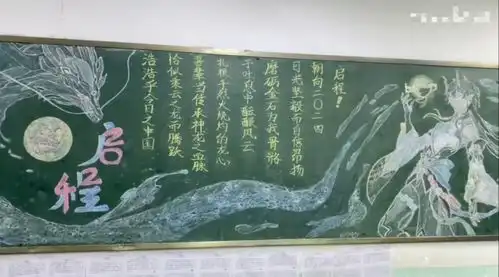 各校年终最后一张板报,以龙年喜庆为主题,却意外让崩铁出圈