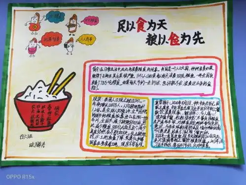 管城区外国语牧歌小学节约粮食杜绝浪费