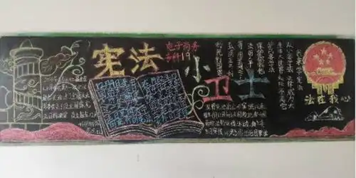 学习宣传宪法,增进法制意识财经信息系举行板报评比