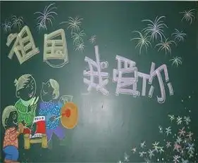 国庆节黑板报迎国庆联欢会
