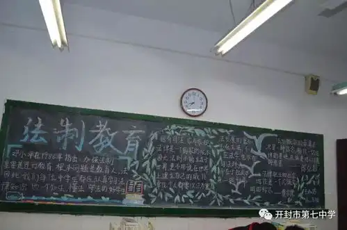 开封七中开展法制教育主题黑板报评比活动