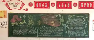 传媒系开展绘制雷锋月黑板报活动