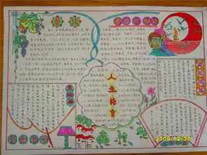 元旦手抄报四季新元旦