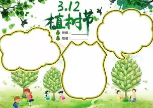 春天到了,关于植树节的手抄报图片内容大全,孩子一定用得到
