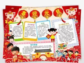 猪年春节手抄报手抄报图片边框版式大全