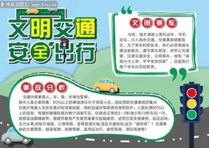 文明交通安全出行小报