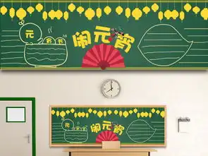 中小学生元宵节黑板报图片大全版面设计素材高清模板下载16.84mb农历节日黑板报大全