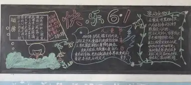六一儿童节黑板报精彩六一之游泳