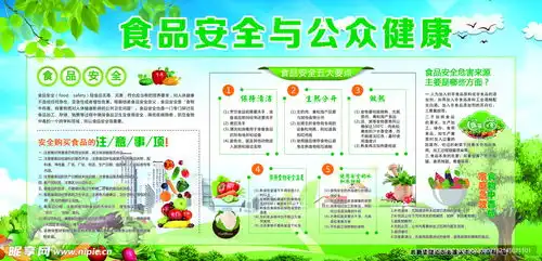 食品安全展板设计图