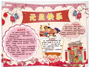 wordps新年小报元旦小报春节手抄报图片素材worddoc模板下载57.30mb元旦手抄报大全节日手抄报
