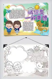 诚信小报图片诚信小报素材诚信小报模板下载我图网vip素材