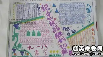 抗战胜利70周年黑板报内容资料