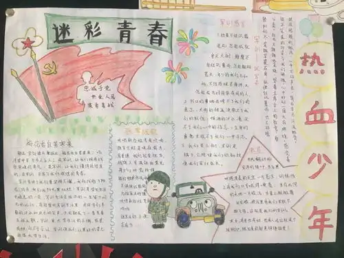 军训迷彩青春不负今夏
